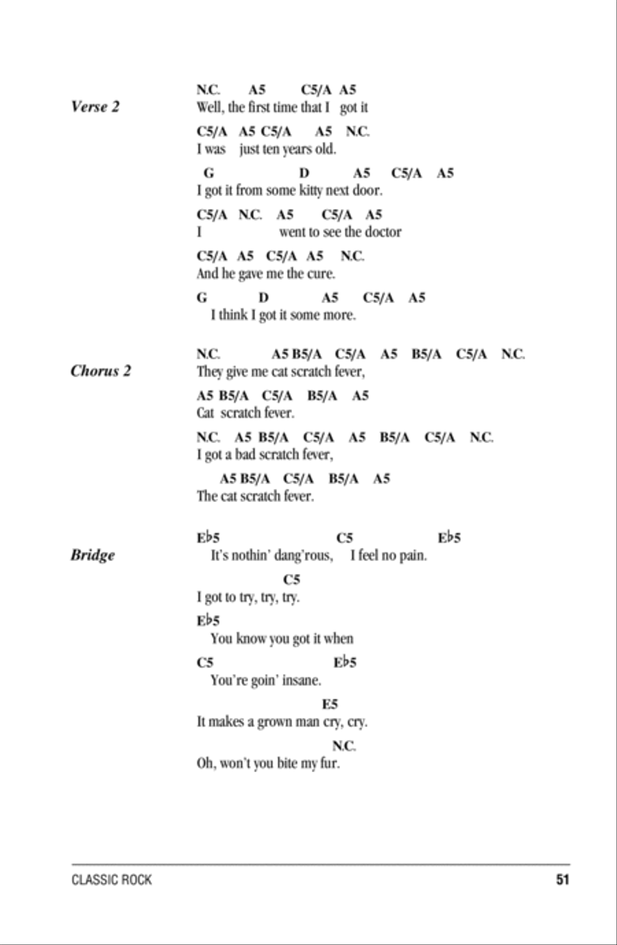 Cat Scratch Fever Acoustic Guitar scores gallery preview page 2