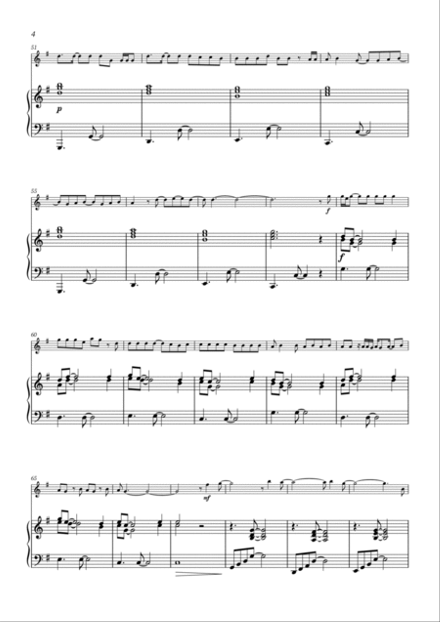 All Too Well Violin Solo scores gallery preview page 4
