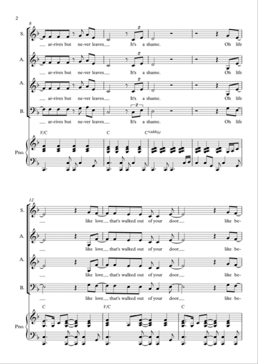 Search For The Hero Choir scores gallery preview page 2