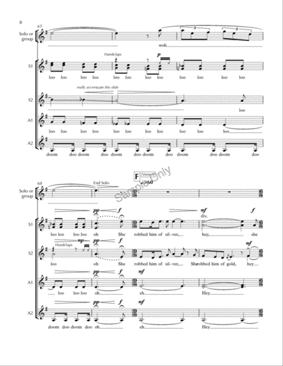 The Maid On The Shore The Maid On The Shore SSAA scores gallery preview page 8