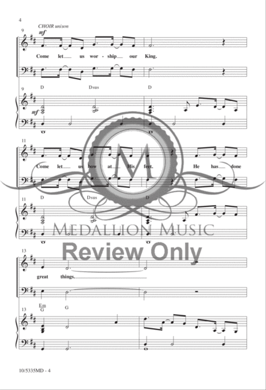 Great Things 4-Part scores gallery preview page 3
