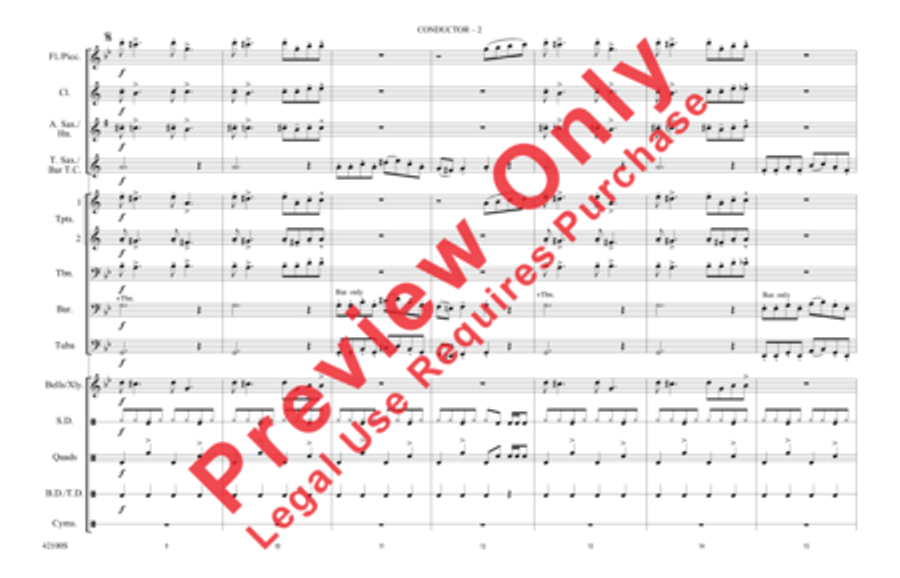 The Jazz Police Marching Band scores gallery preview page 3