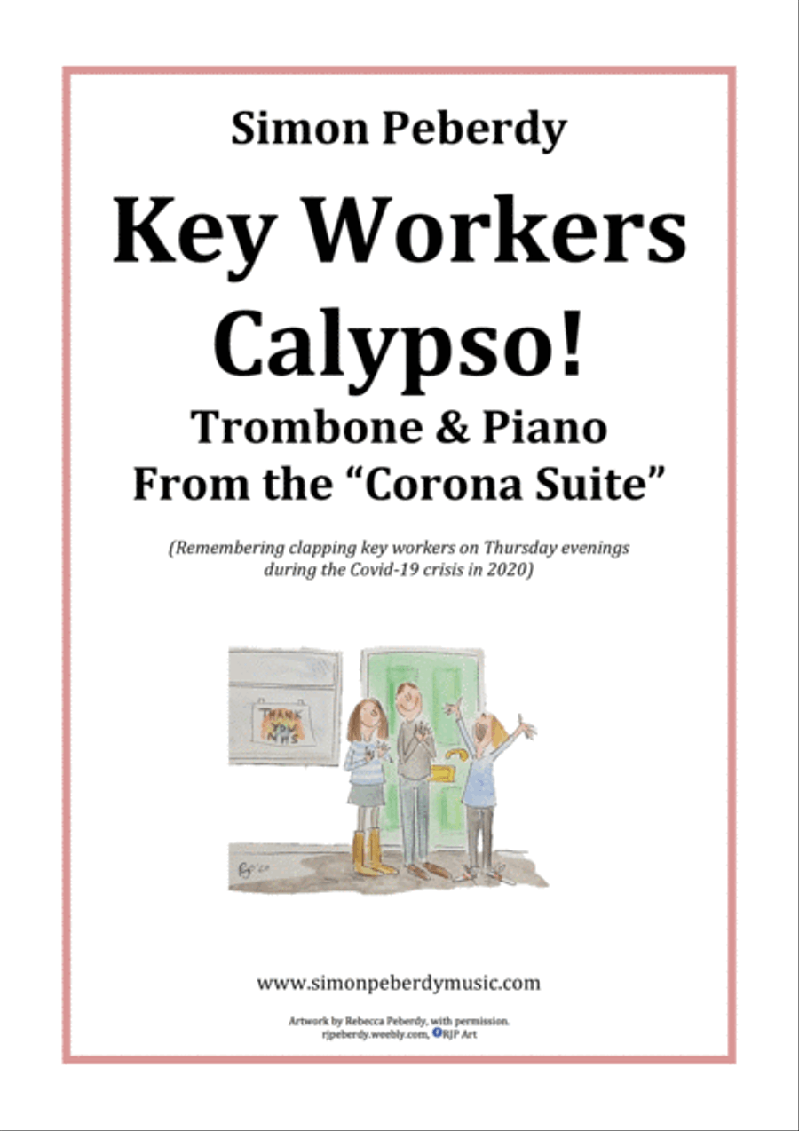 Key Workers Calypso for Trombone and Piano from the Corona Suite by Simon Peberdy image number null