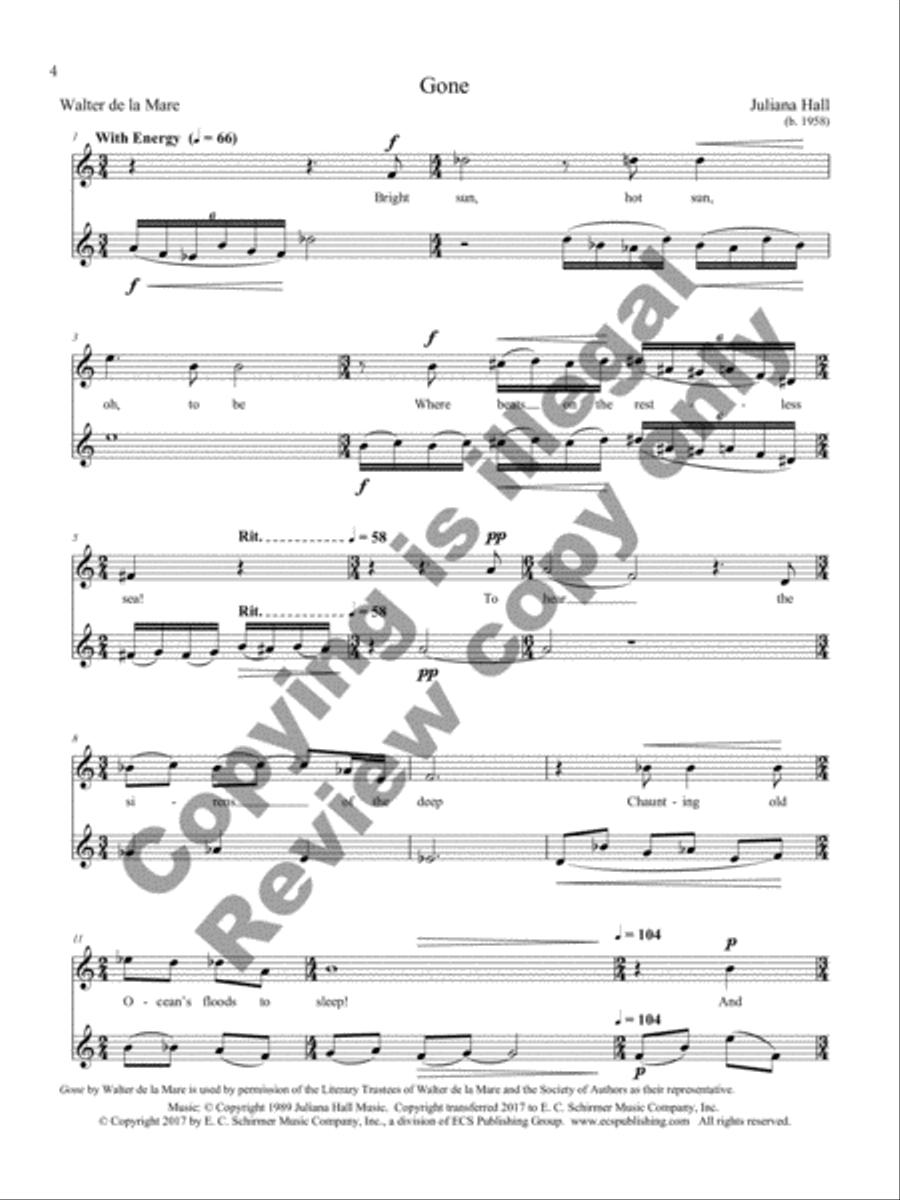 Bells and Grass Soprano Voice scores gallery preview page 11