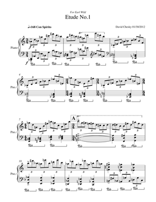 Etude No.1 for Solo Piano