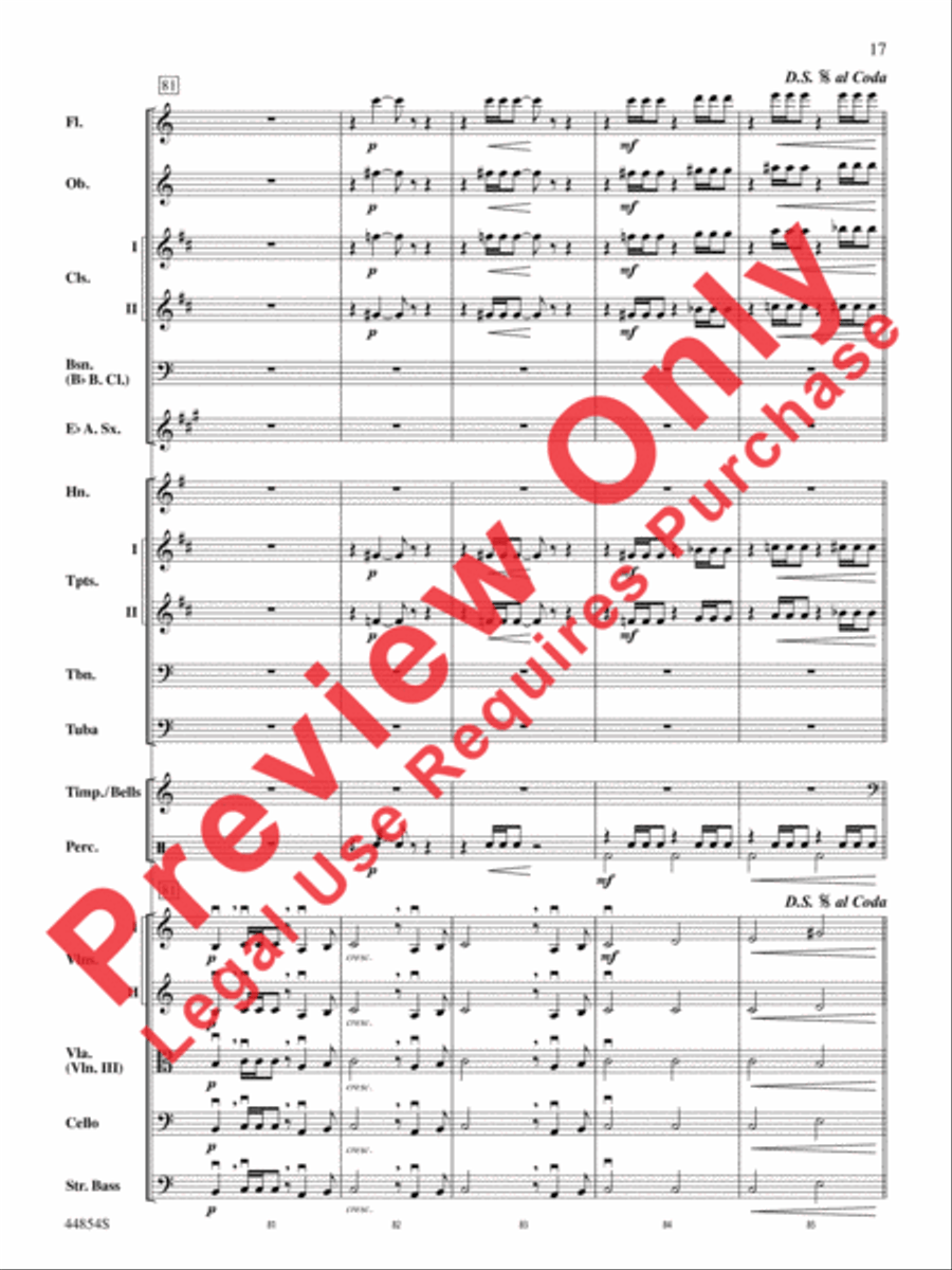 Romeo and Juliet Overture Full Orchestra scores gallery preview page 37