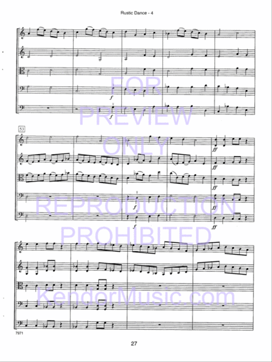 Kendor Concert Favorites , Volume 1 (Score) - with MP3s String Orchestra scores gallery preview page 32
