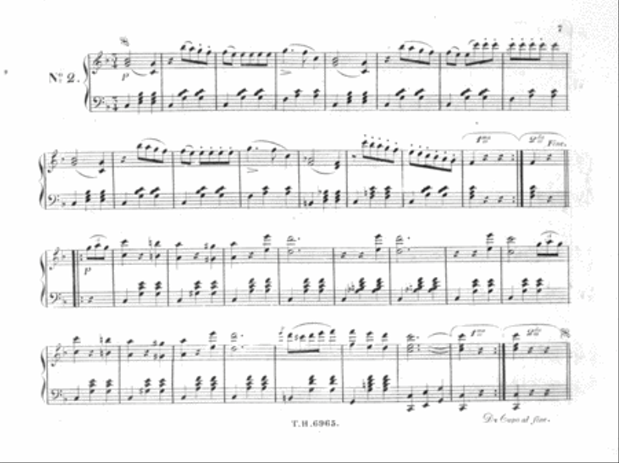 Eisenbahn-Lust-Walzer fur das Piano-Forte Piano Solo scores gallery preview page 4