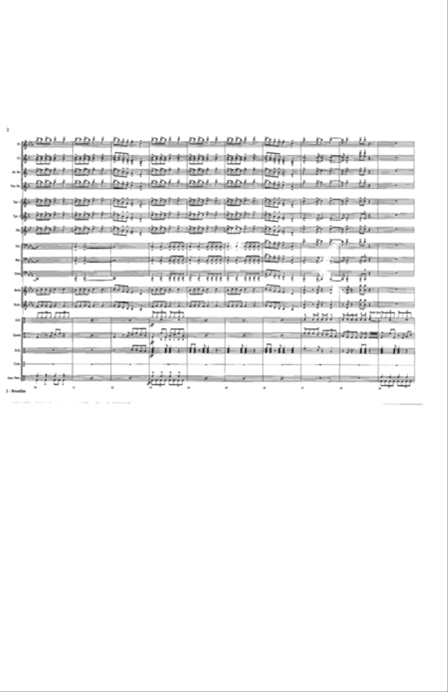 Breadfan Marching Band scores gallery preview page 3
