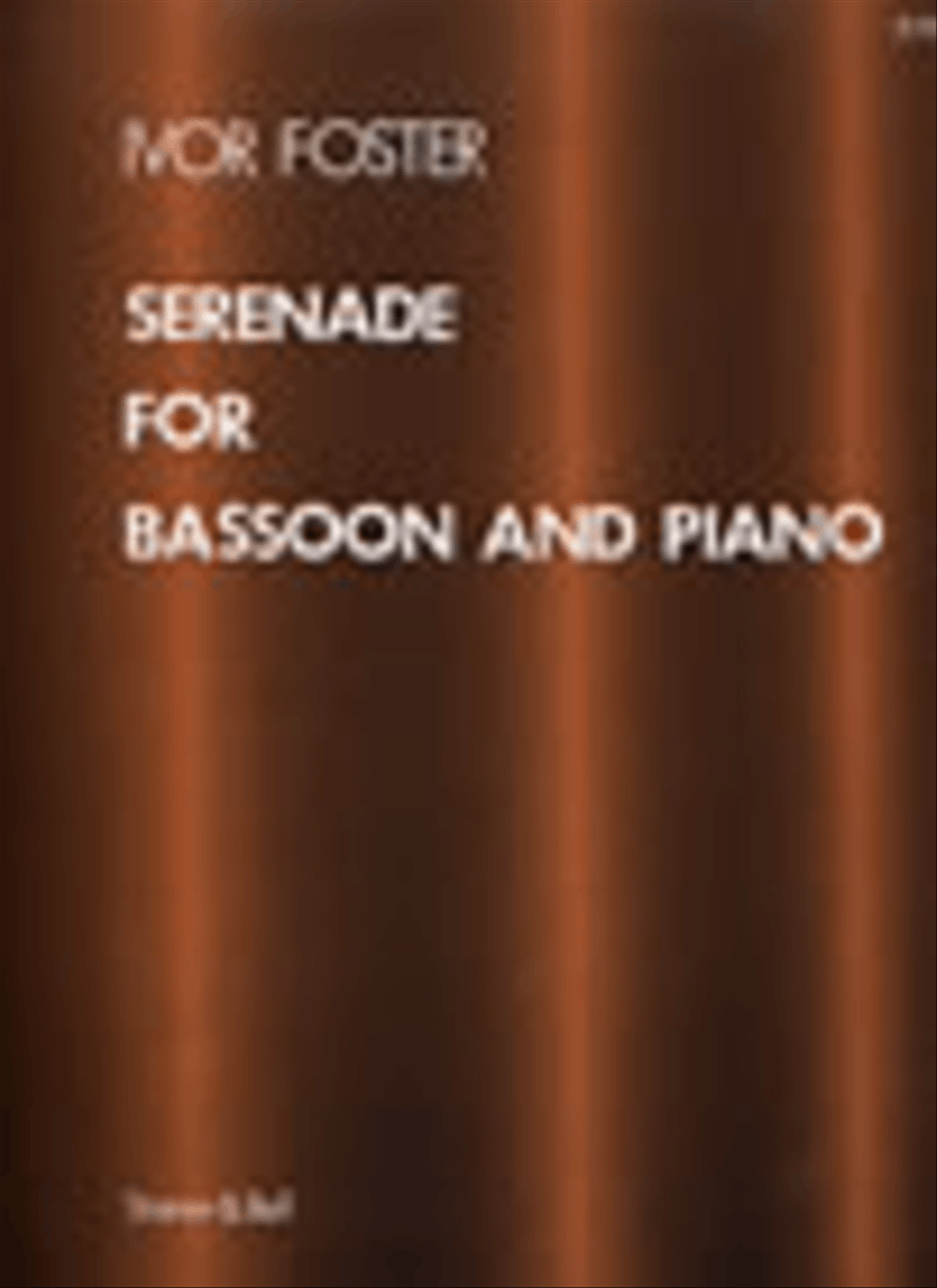 Serenade for Bassoon and Piano Bassoon Solo scores gallery preview page 1