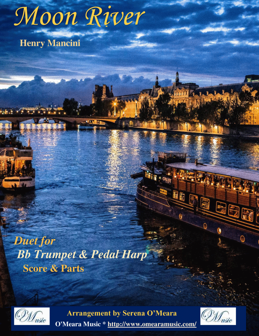 Moon River Trumpet Duet scores gallery preview page 1