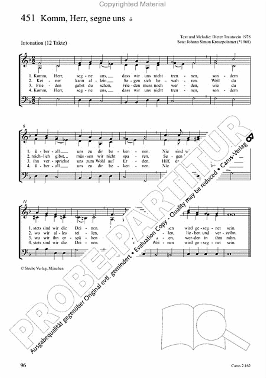 Chorbuch Gotteslob SAM 3-Part scores gallery preview page 97
