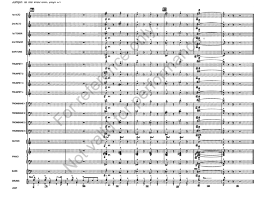 Jumpin' At the Website Jazz Ensemble scores gallery preview page 24