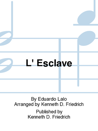 Book cover for L' Esclave