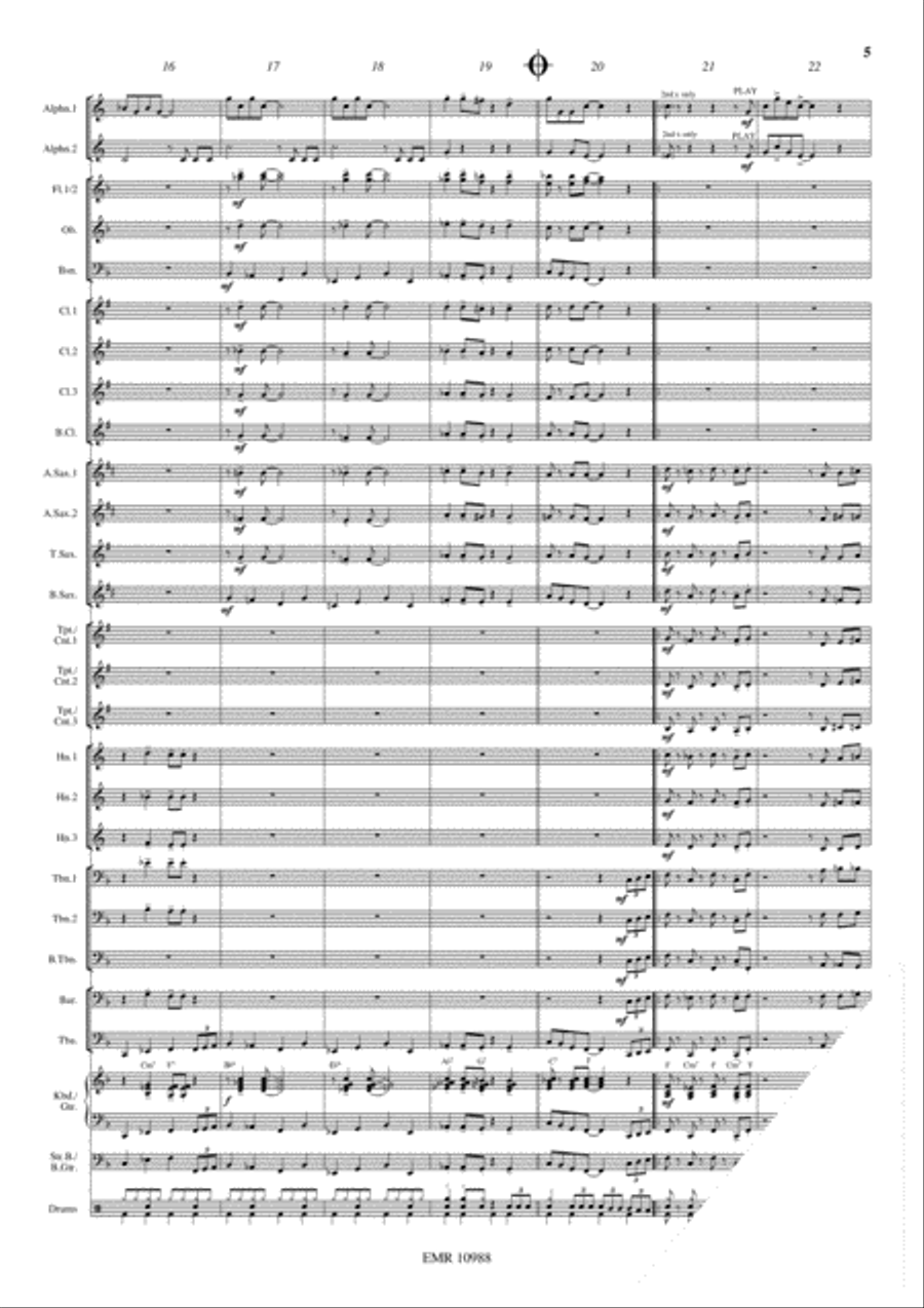 Alpine Cowboy Concert Band scores gallery preview page 6