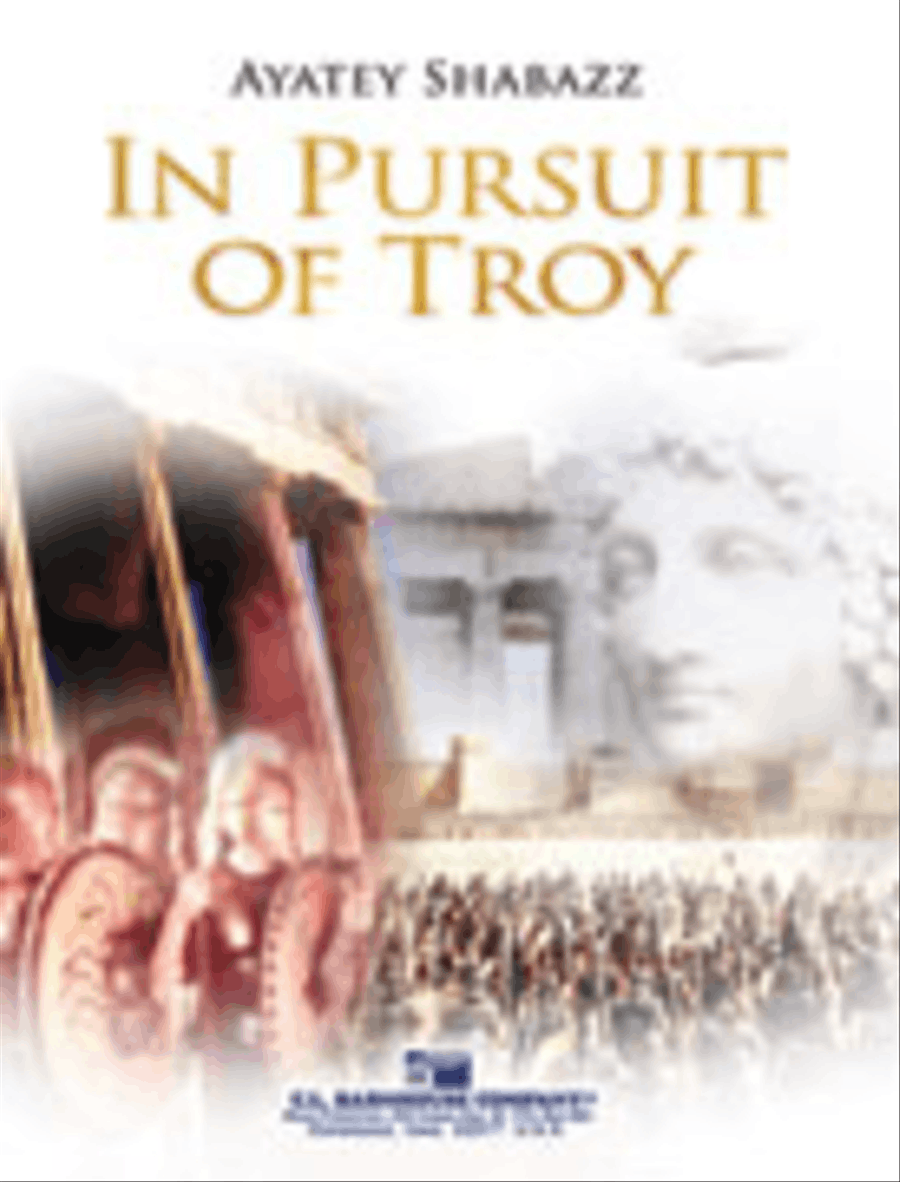 In Pursuit of Troy Concert Band scores gallery preview page 1