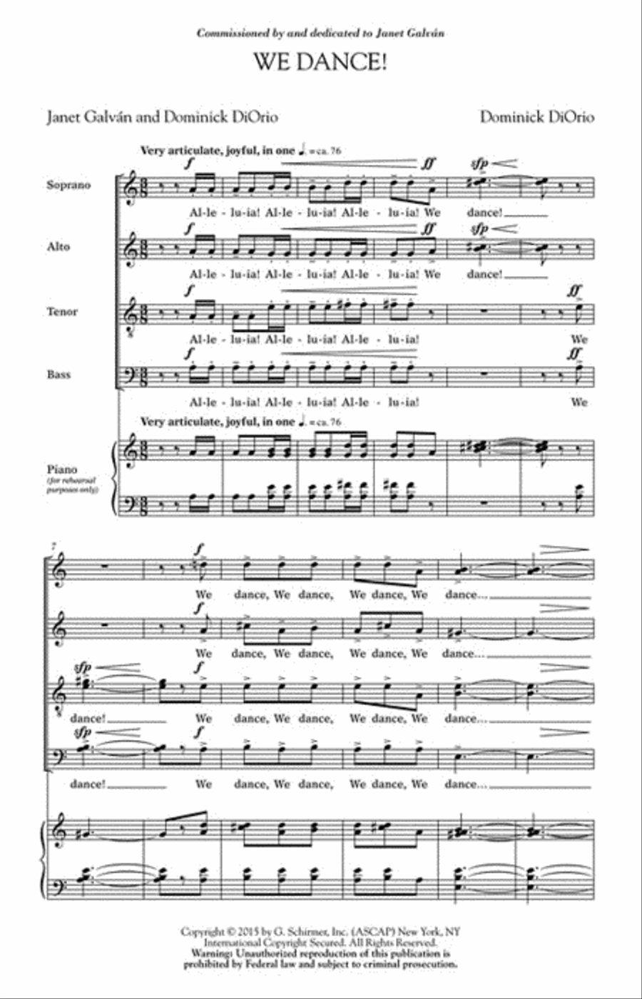 We Dance! Divisi scores gallery preview page 2
