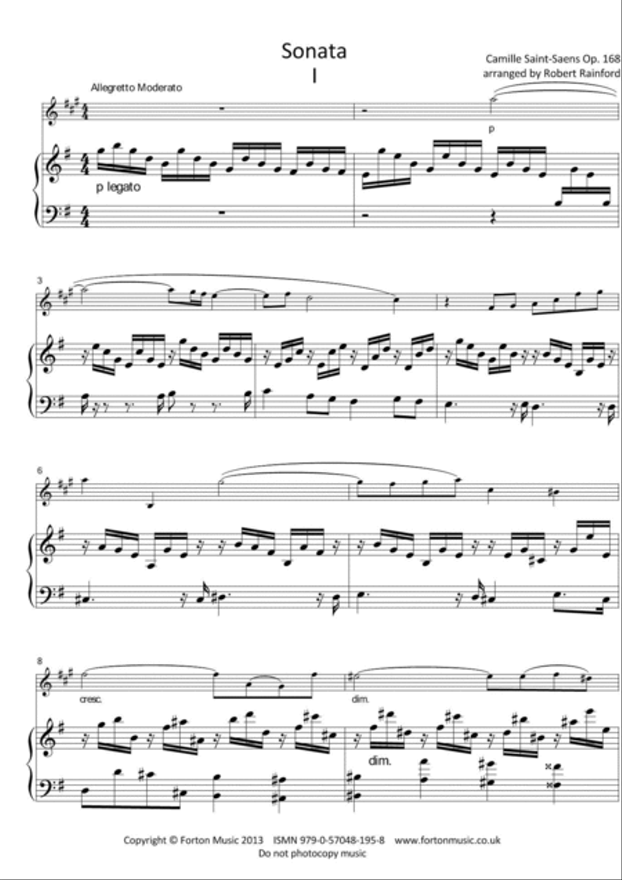 Sonata Op. 168 Sonata Op. 168 Tenor Saxophone scores gallery preview page 2