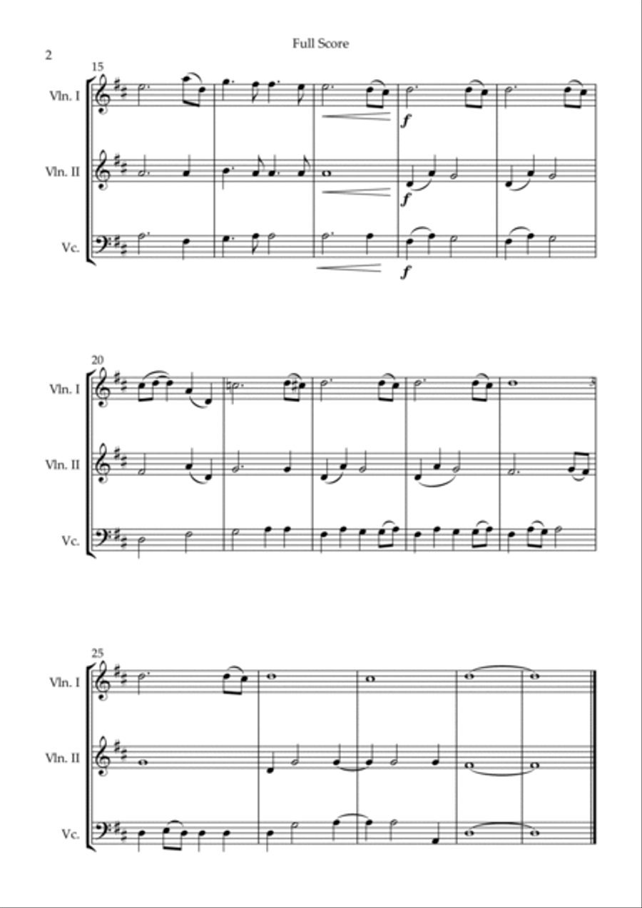 Jurassic Park Iii String Trio scores gallery preview page 2