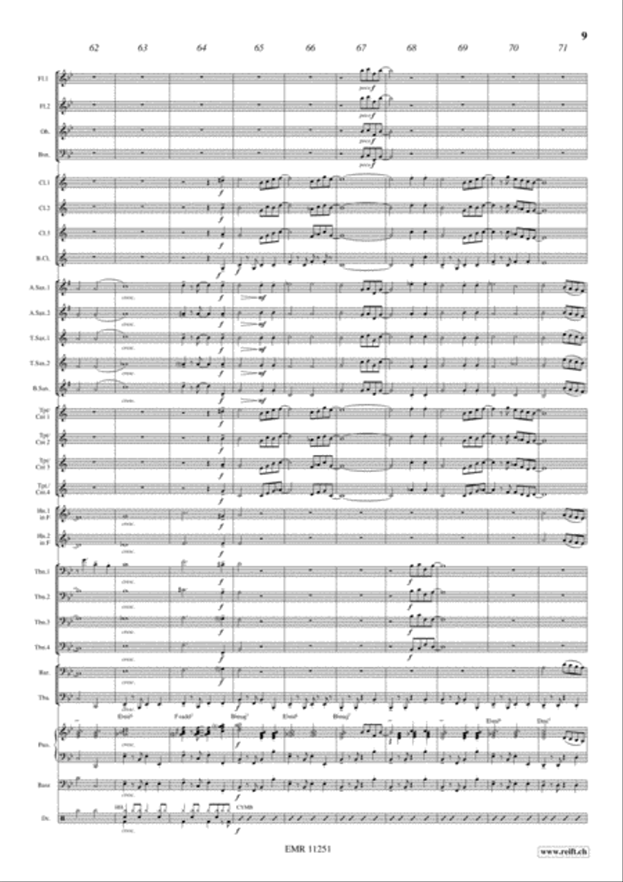 Zodiac Concert Band scores gallery preview page 10