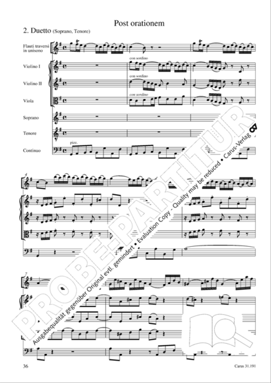 Gloria in excelsis Deo SSATB scores gallery preview page 36