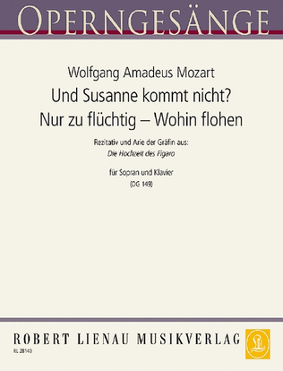 Book cover for Und Susanne kommt nicht – Nur zu flüchtig – Wohin flohen (Figaros Hochzeit)