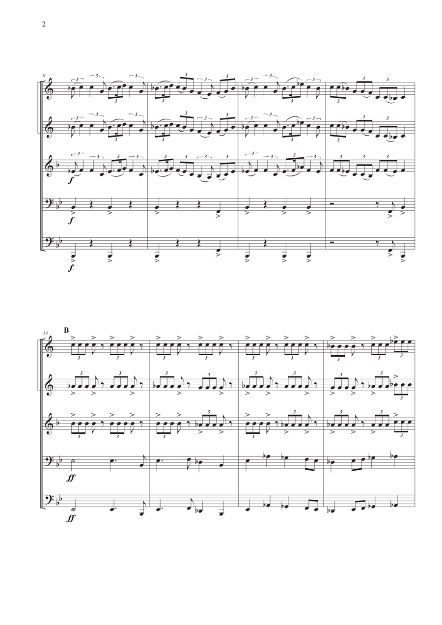 How To Train Your Dragon Brass Ensemble scores gallery preview page 2