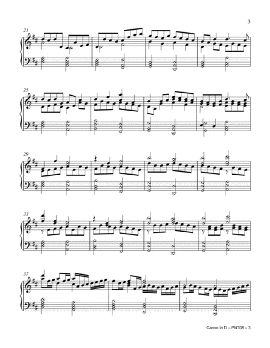 Canon in D Small Ensemble scores gallery preview page 3