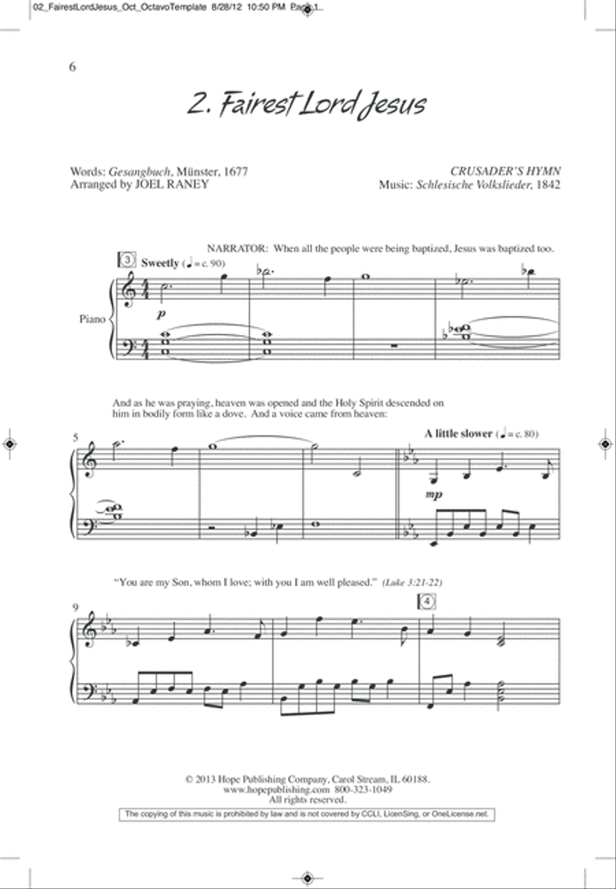 I Am the Lord of the Dance 4-Part scores gallery preview page 10