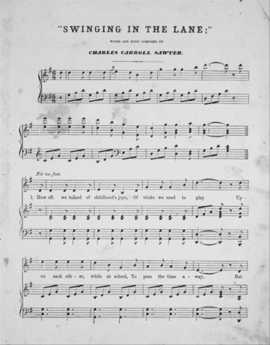 Swinging in the Lane 4-Part scores gallery preview page 2