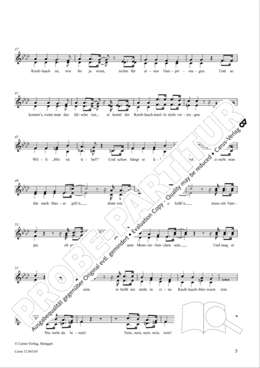 Gruselsongs, Band 1 Gruselsongs, Band 1 Choir scores gallery preview page 6