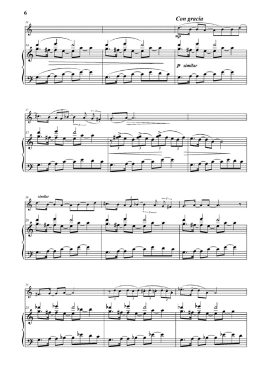 Suite Peruana Chamber Music scores gallery preview page 6