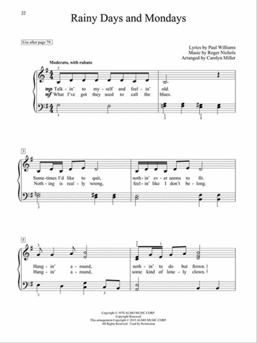 Popular Piano Solos – John Thompson's Adult Piano Course (Book 1) Piano Method scores gallery preview page 6