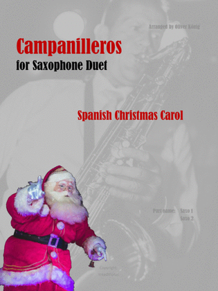Los Campanilleros for 2 Saxophones