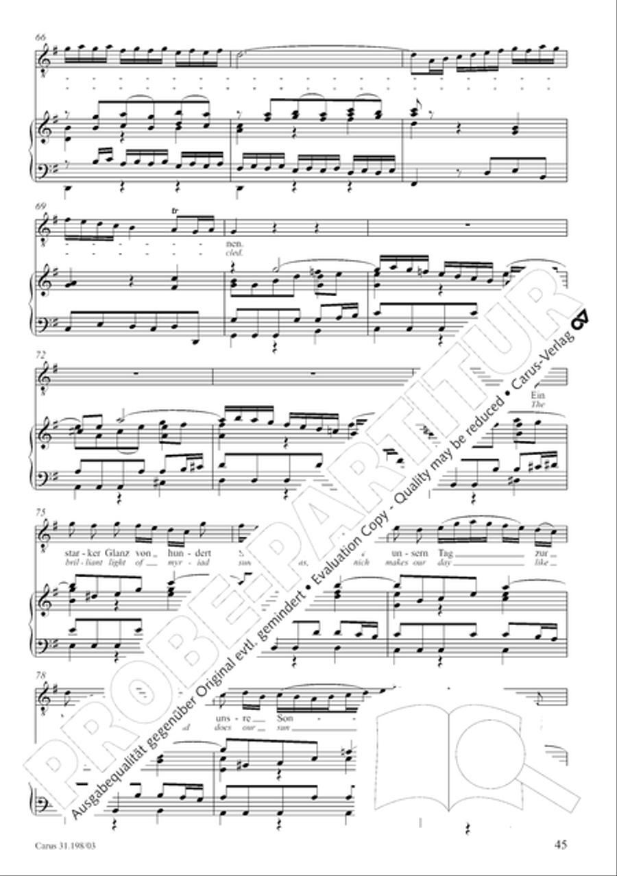 Let, Princess, let but one more ray (Lass, Furstin, lass noch einen Strahl) 4-Part scores gallery preview page 46