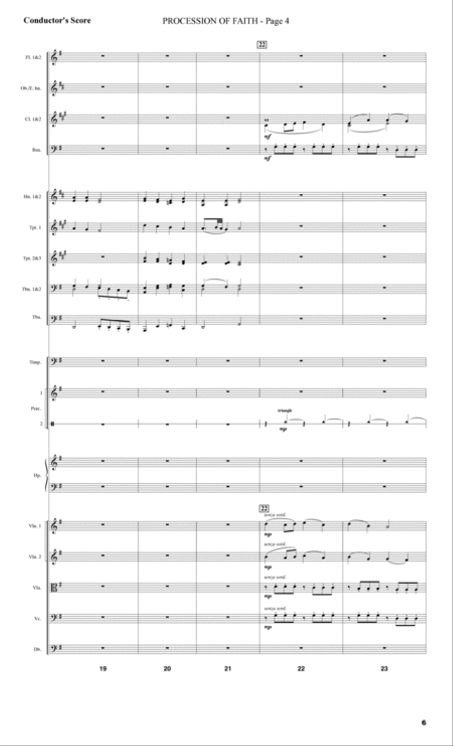 Festival of Faith - Score Choir scores gallery preview page 4