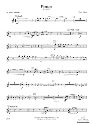 PHENOM/CB: 1st B-flat Clarinet