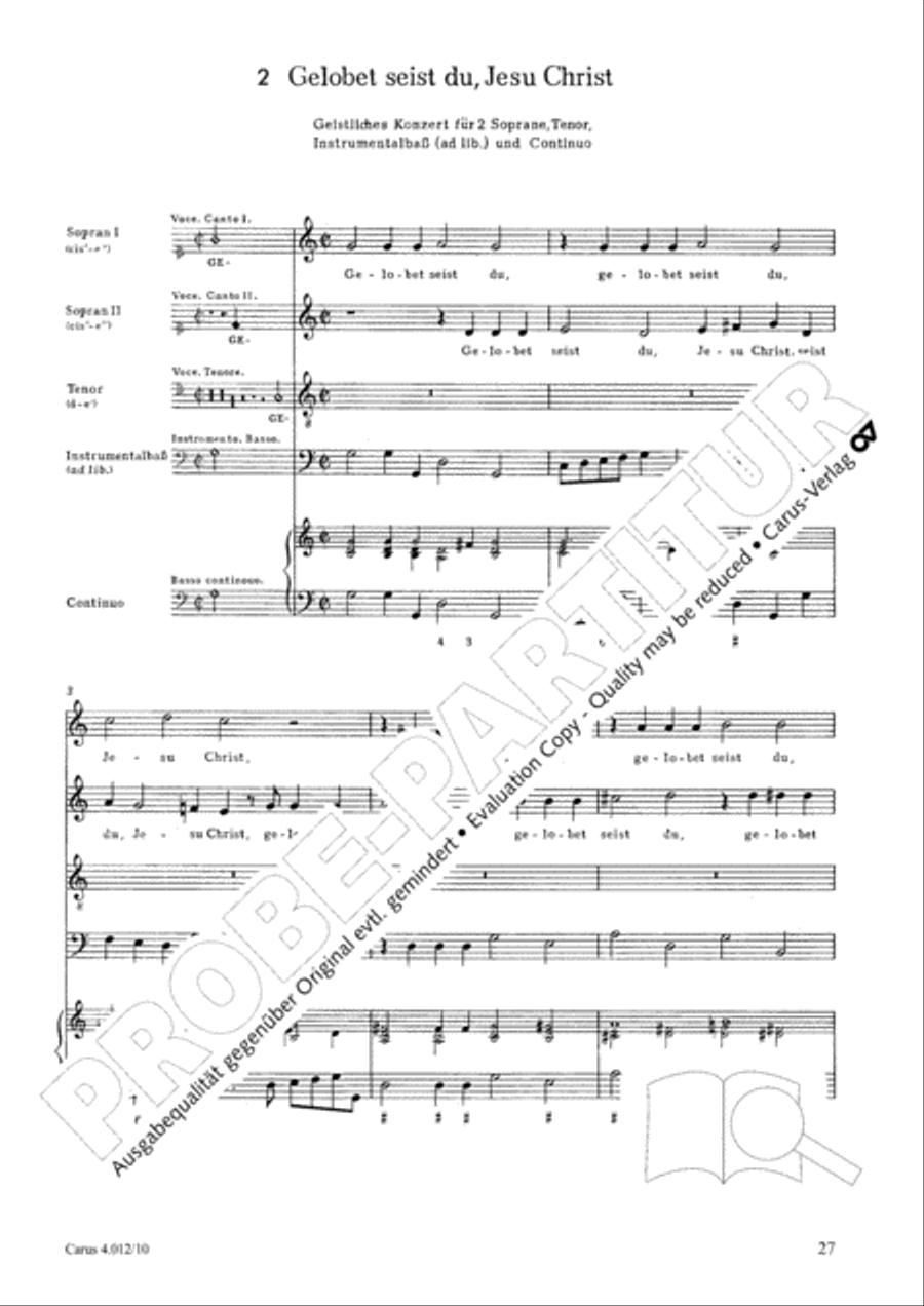 Opella Nova I. Teil 1618 Opella Nova I. Teil 1618 Collection / Songbook scores gallery preview page 28