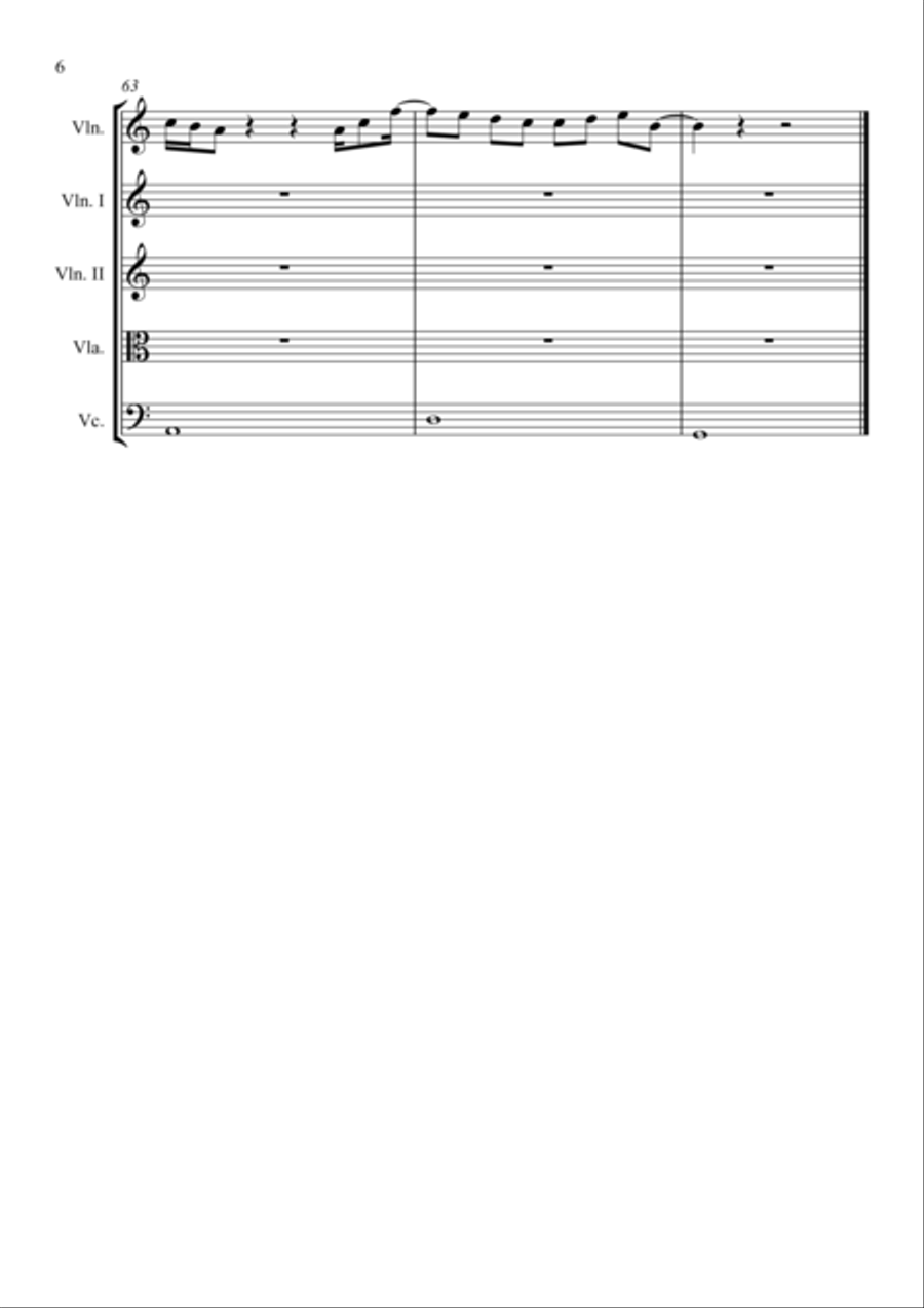 At My Worst At My Worst String Quintet scores gallery preview page 6