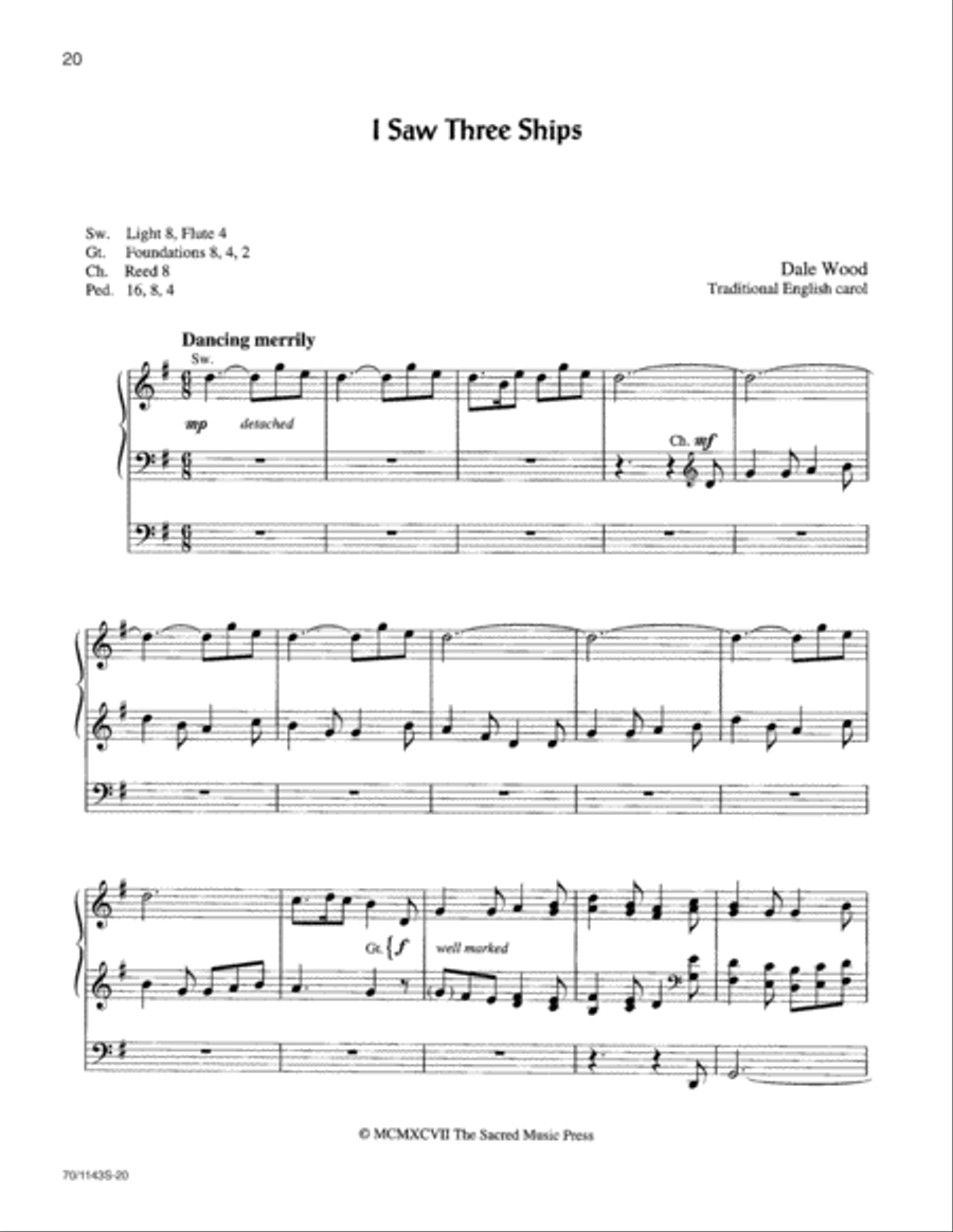 Christmas Pipings Christmas Pipings Organ Solo scores gallery preview page 10