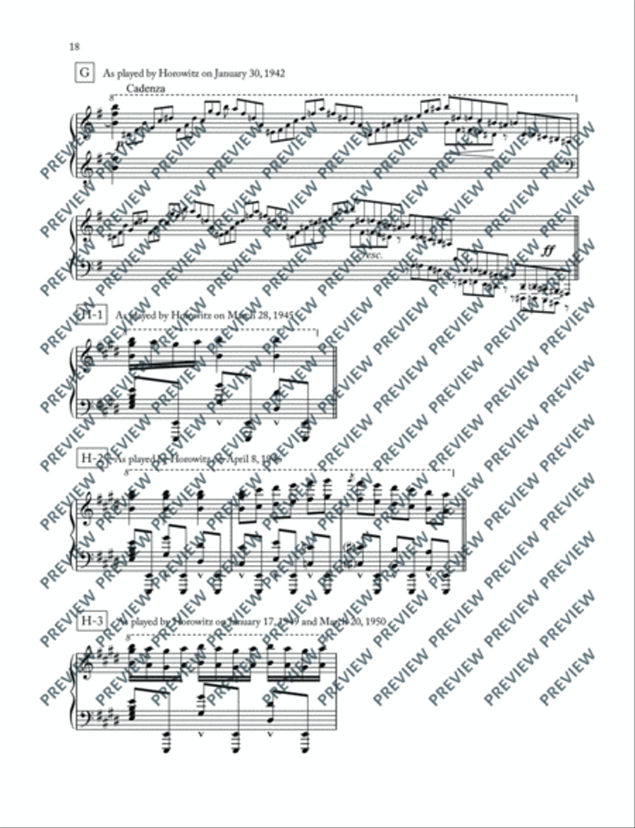 Carmen Variations Carmen Variations Piano Solo scores gallery preview page 19