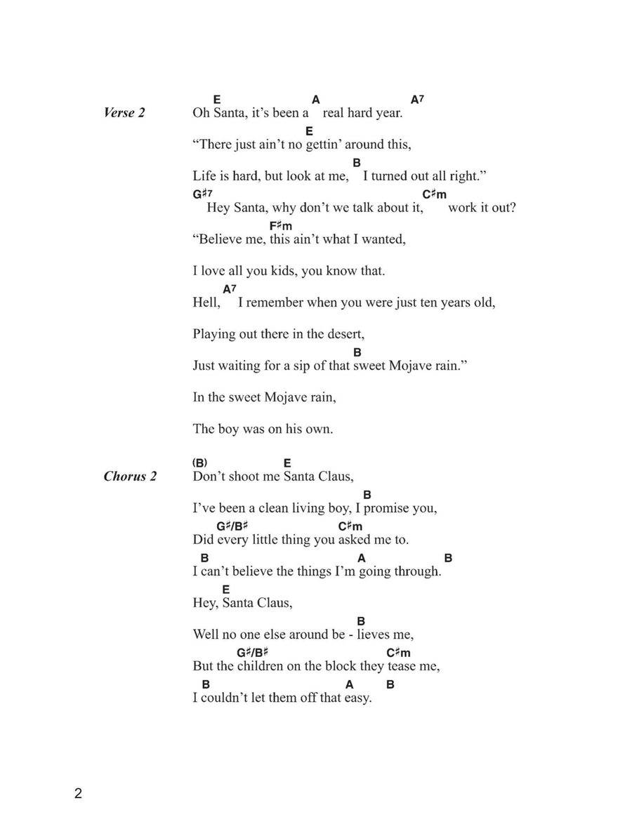 Don't Shoot Me Santa Don't Shoot Me Santa Piano scores gallery preview page 2