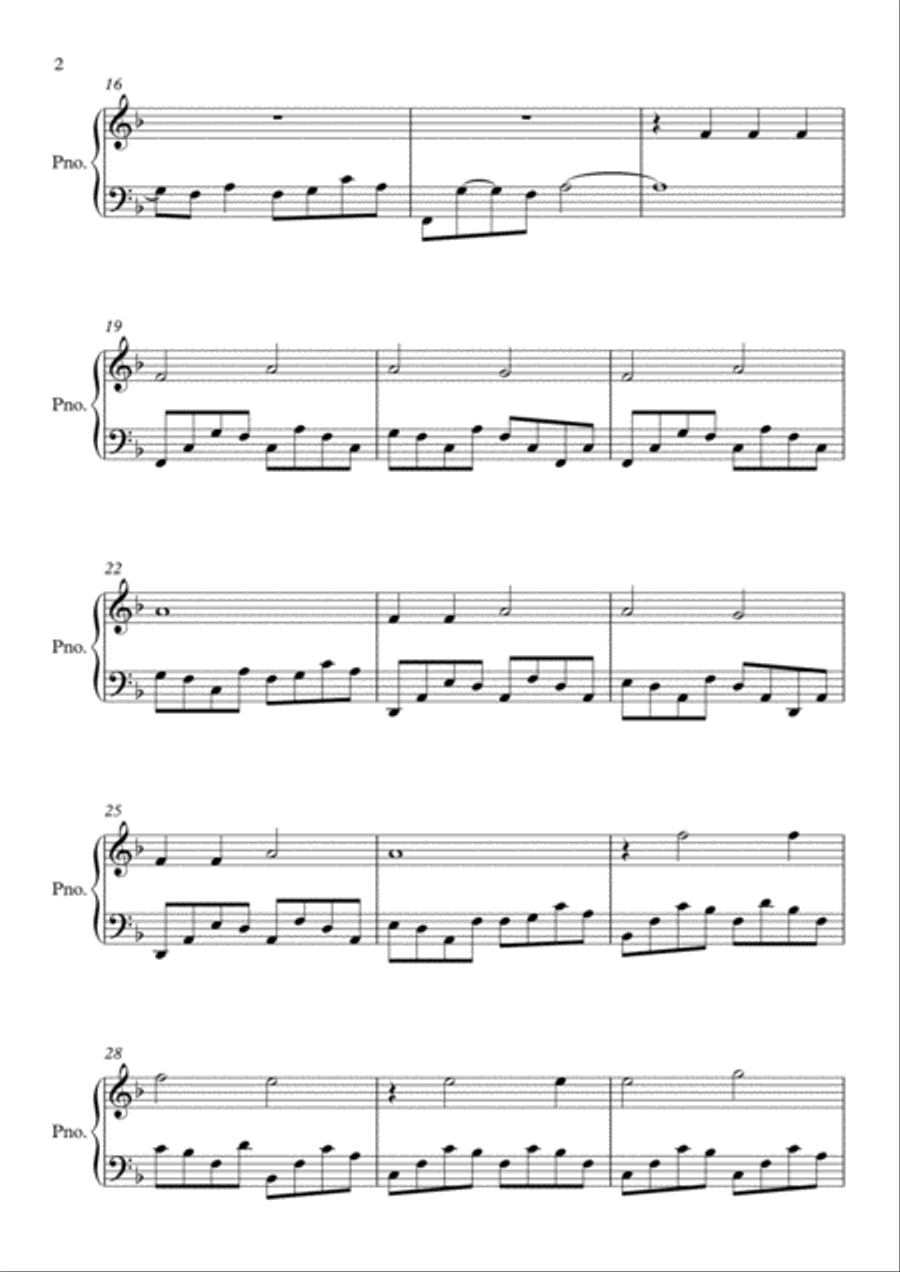 Bad Liar Bad Liar Piano Solo scores gallery preview page 2