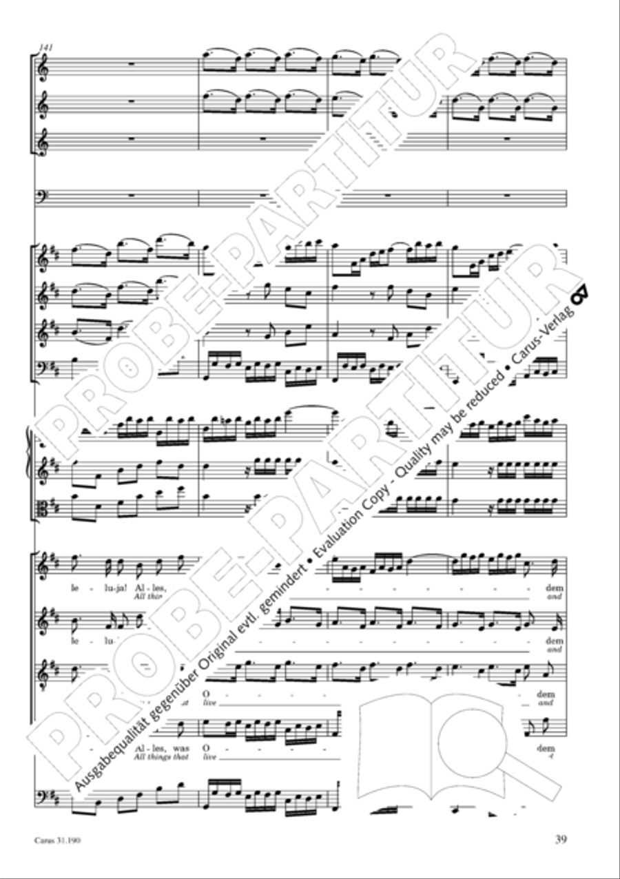Sing to the Lord a new song (Singet dem Herrn ein neues Lied) ATB scores gallery preview page 40