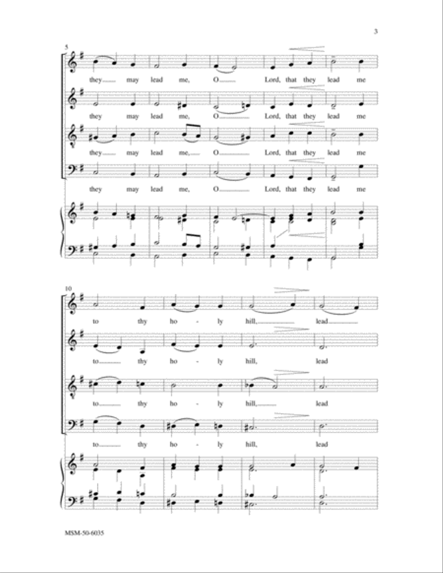 Send Out Thy Light 4-Part scores gallery preview page 3