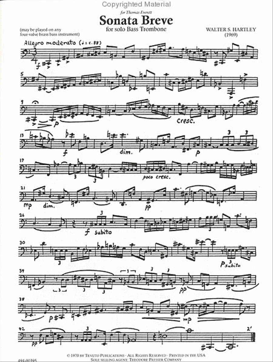 Sonata Breve Chamber Music scores gallery preview page 2