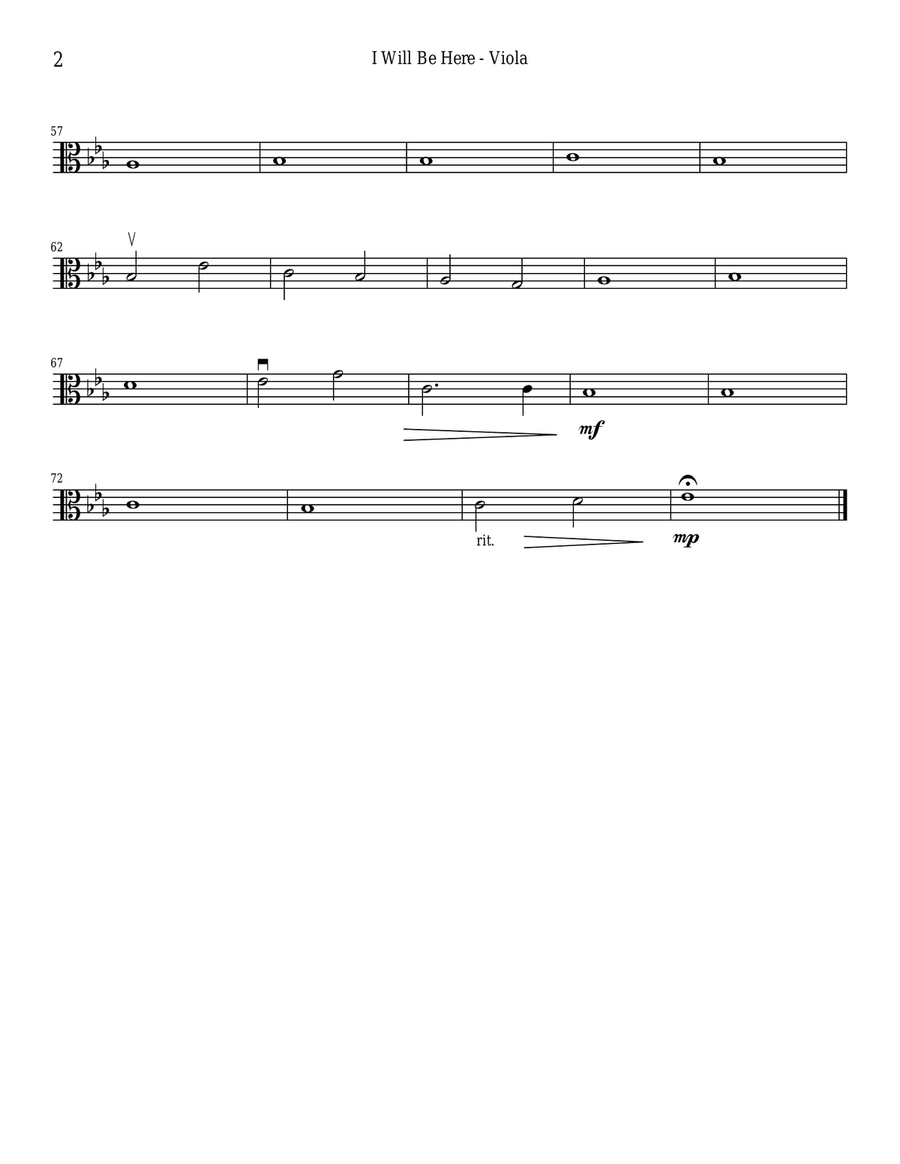 I Will Be Here I Will Be Here String Quartet scores gallery preview page 6