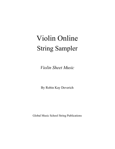 Violin and Piano String Sampler Sheet Music