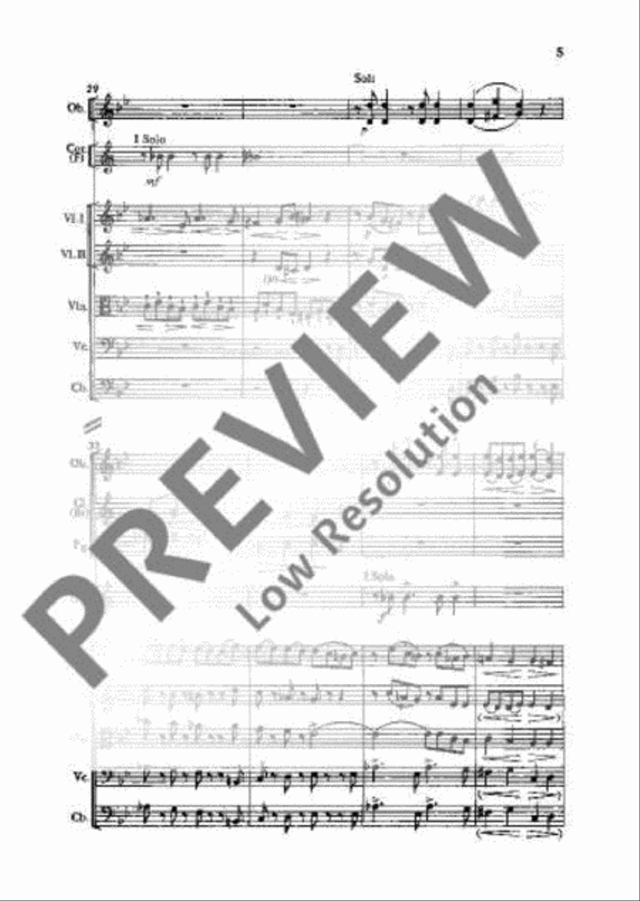 Overture G minor Orchestra scores gallery preview page 14