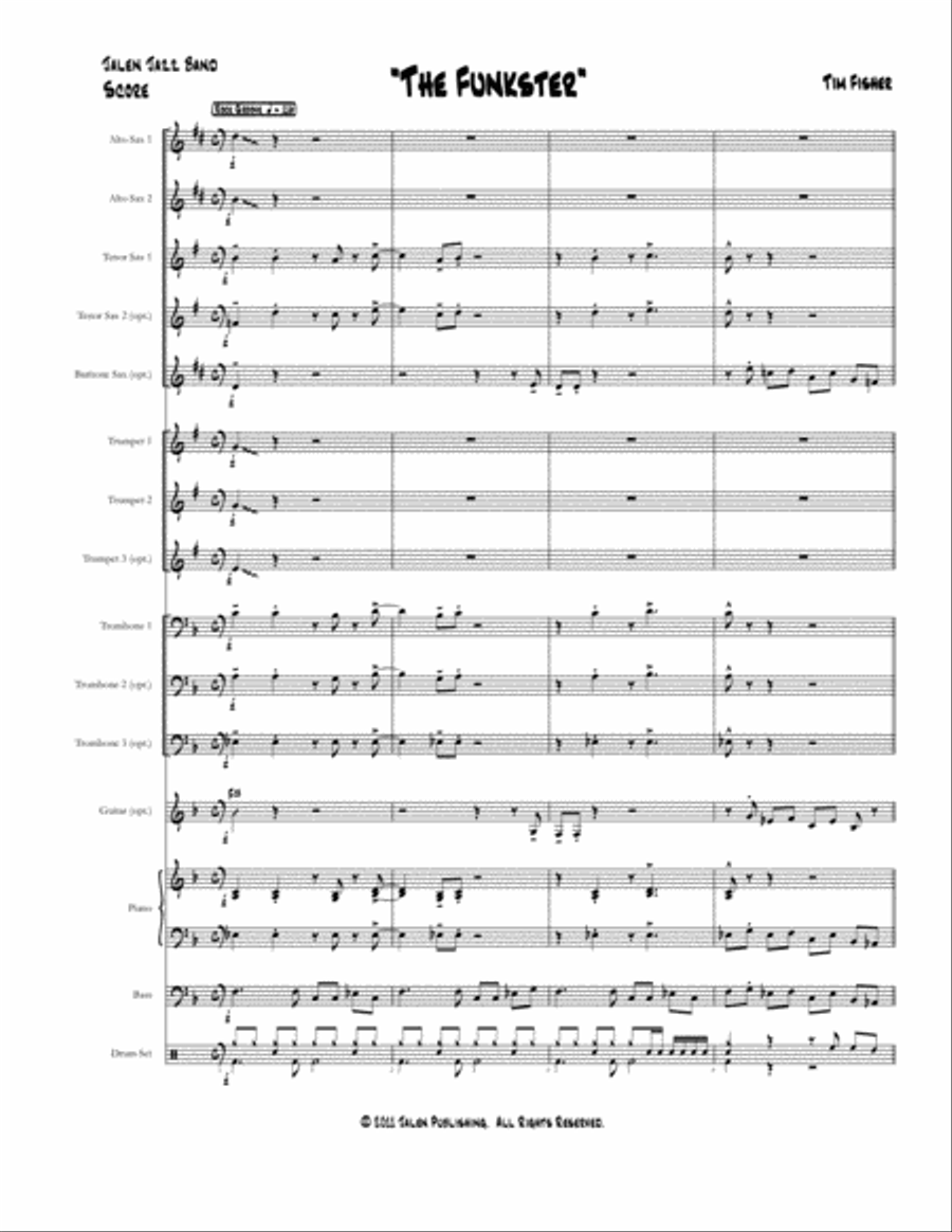 The Funkster Jazz Ensemble scores gallery preview page 2